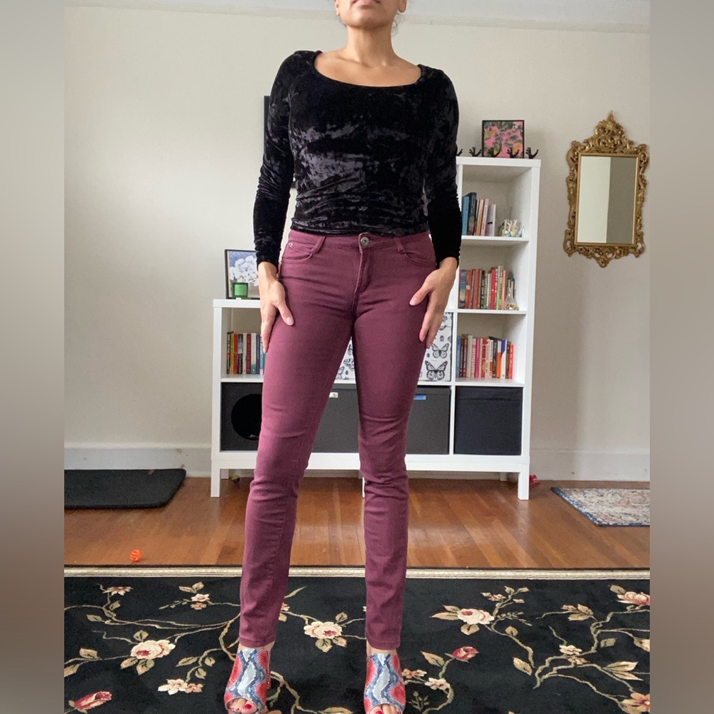 Cotton On Burgundy Jeans